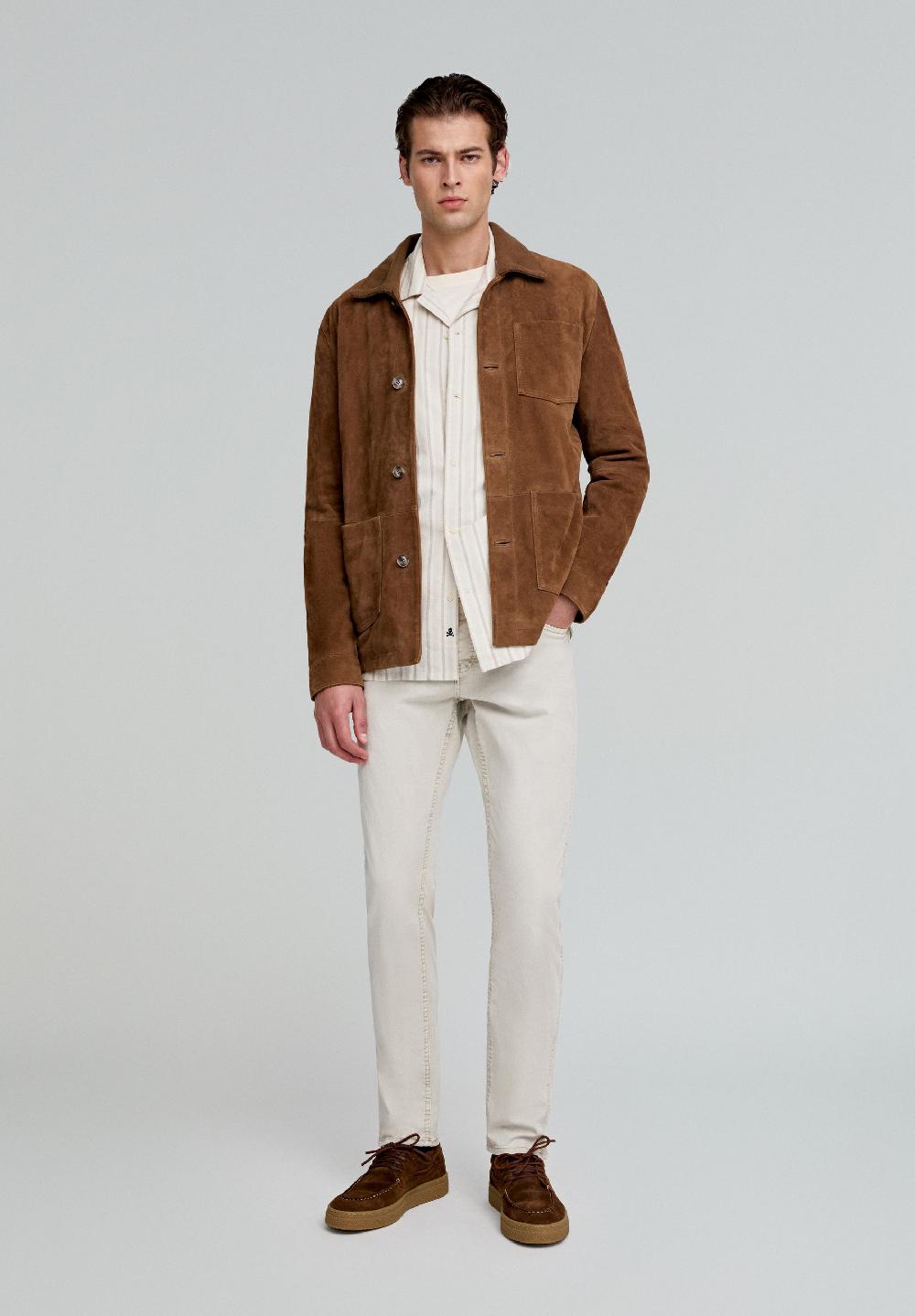 scalpers FIVE-POCKET TROUSERS BEIGE