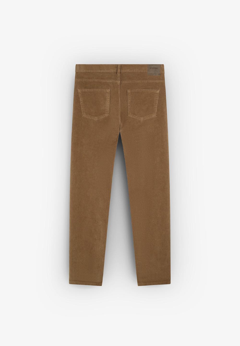 Scalpers FIVE POCKETS CORDUROY BT PANTS CARAMEL