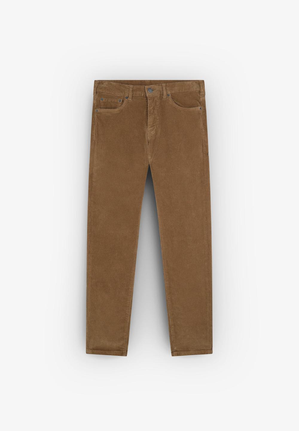 scalpers FIVE POCKETS CORDUROY BT PANTS CARAMEL