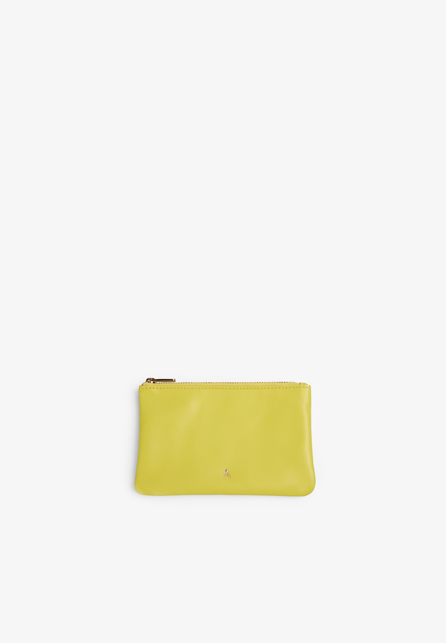Scalpers FLUOR LEATHER COIN PURSE YELLOW