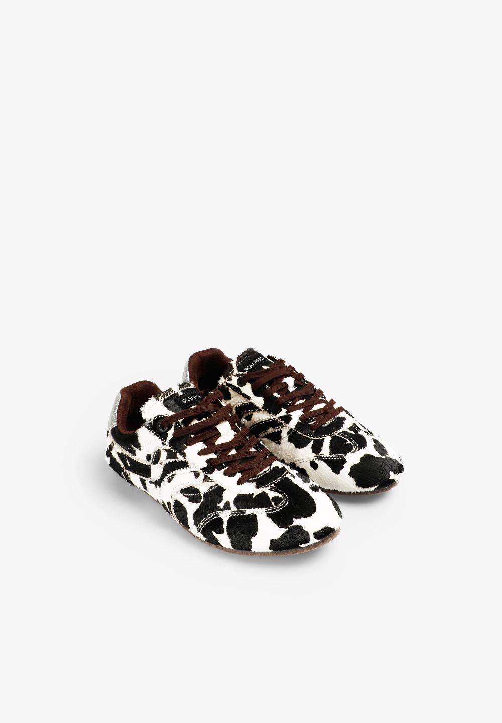 Scalpers FUR SNEAKERS ANIMAL PRINT