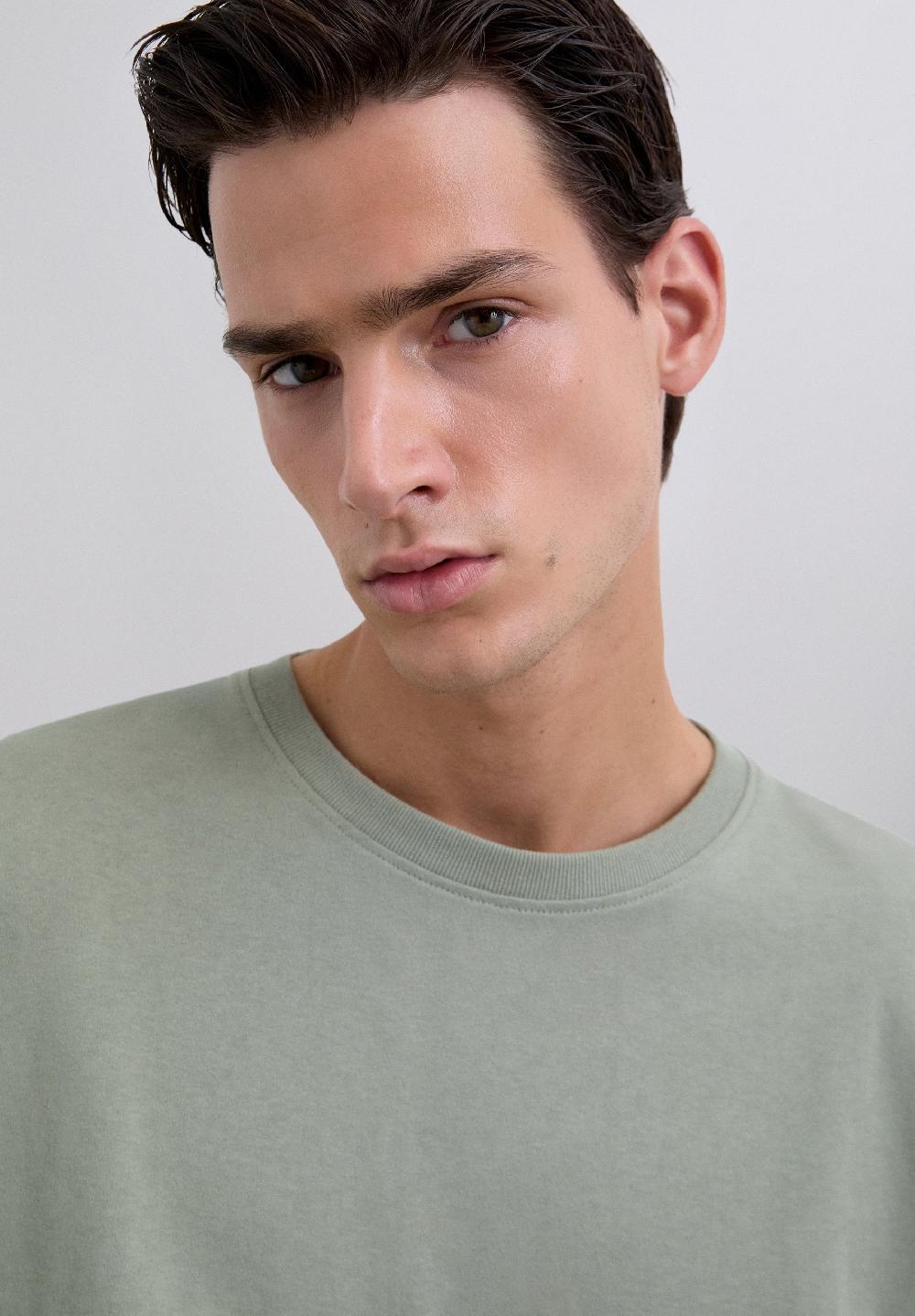 Scalpers HEAVY WEIGHT COTTON T-SHIRT KHAKI