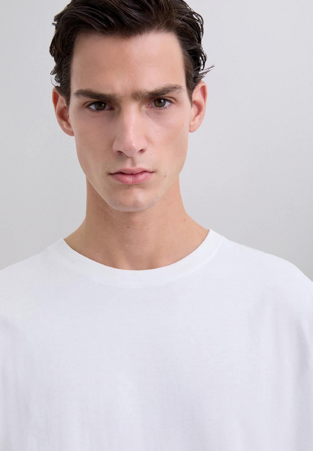 Scalpers HEAVY WEIGHT COTTON T-SHIRT WHITE