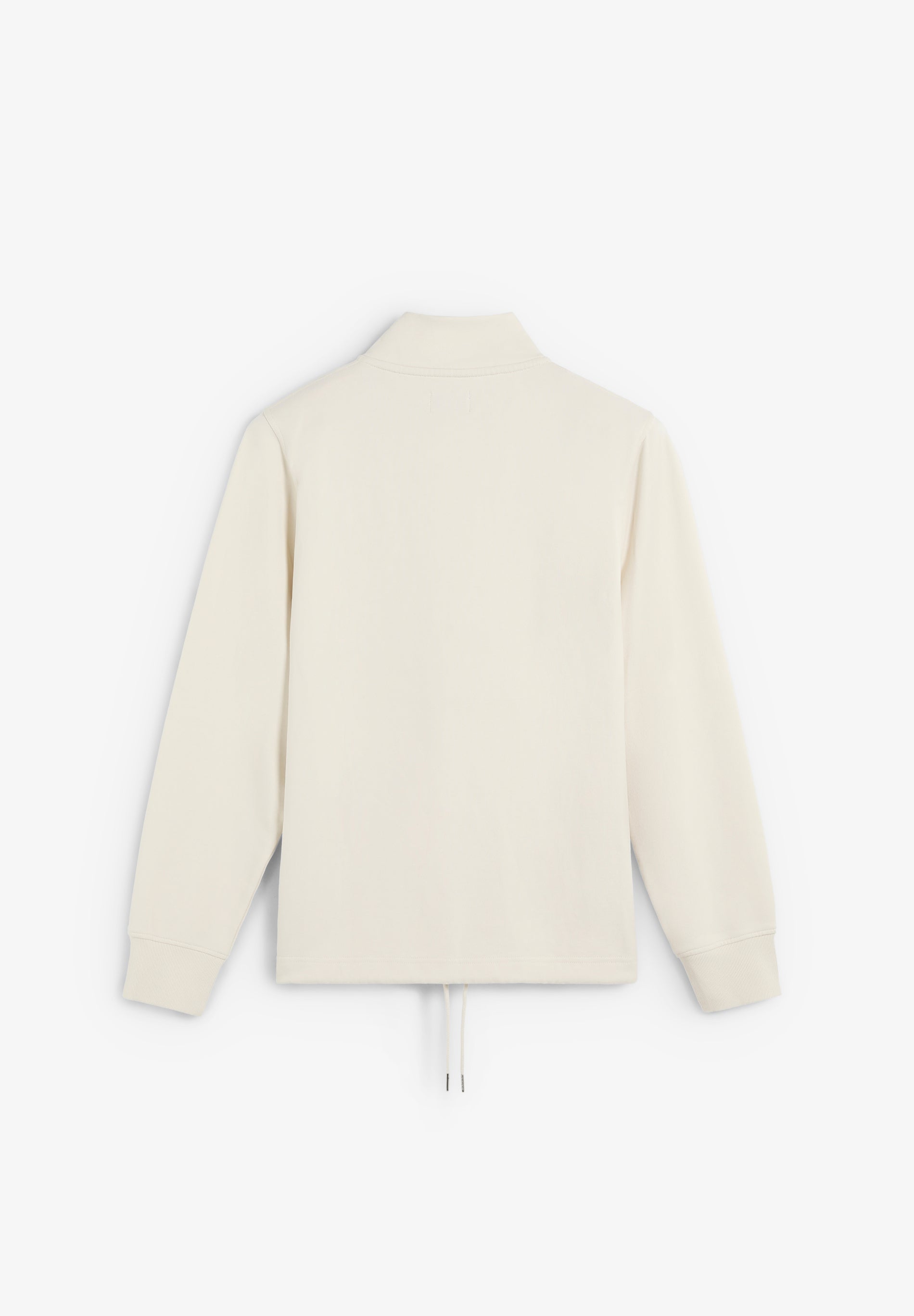 Scalpers HIGH COLLAR LOGO SWEATSHIRT CREAM