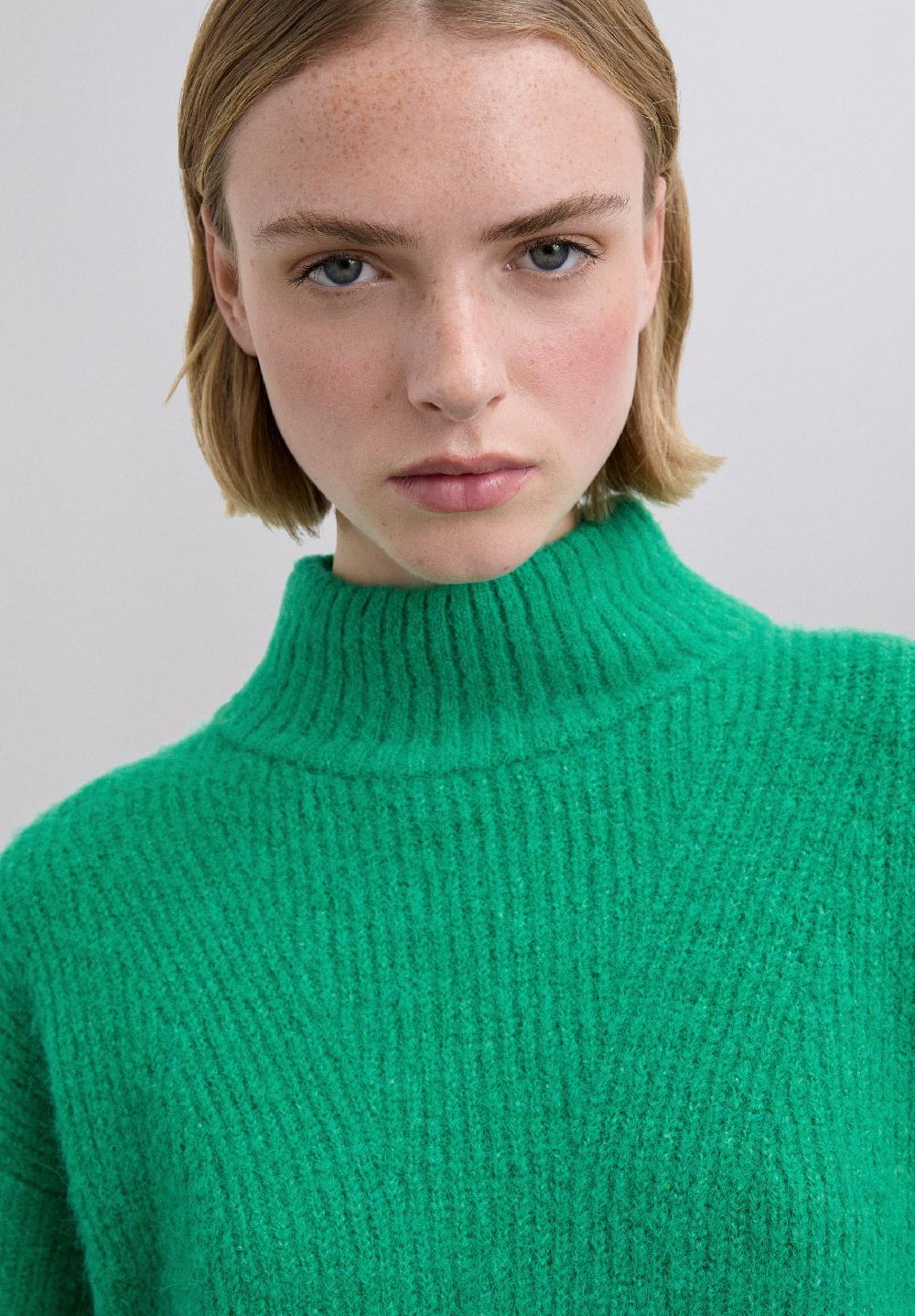 Scalpers HIGH NECK SWEATER GREEN