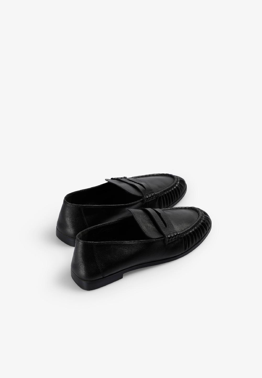 Scalpers LEATHER LOAFERS BLACK