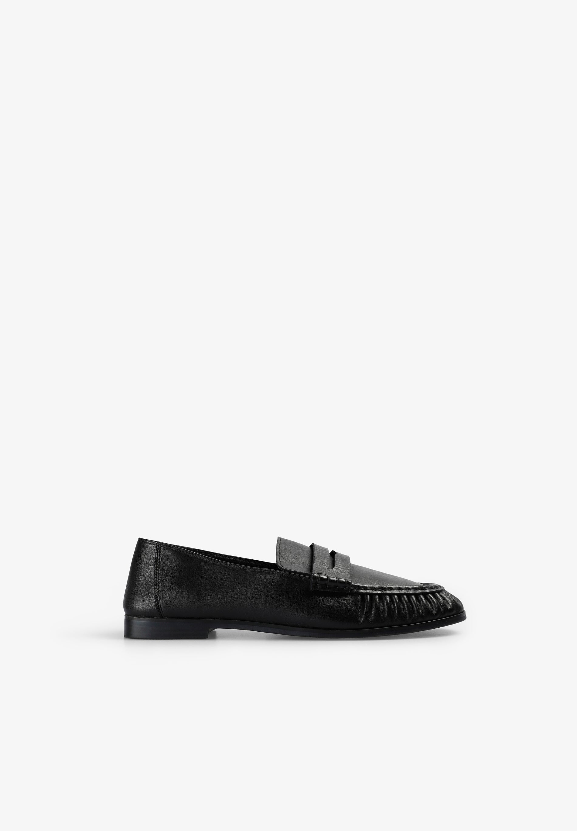 scalpers LEATHER LOAFERS BLACK
