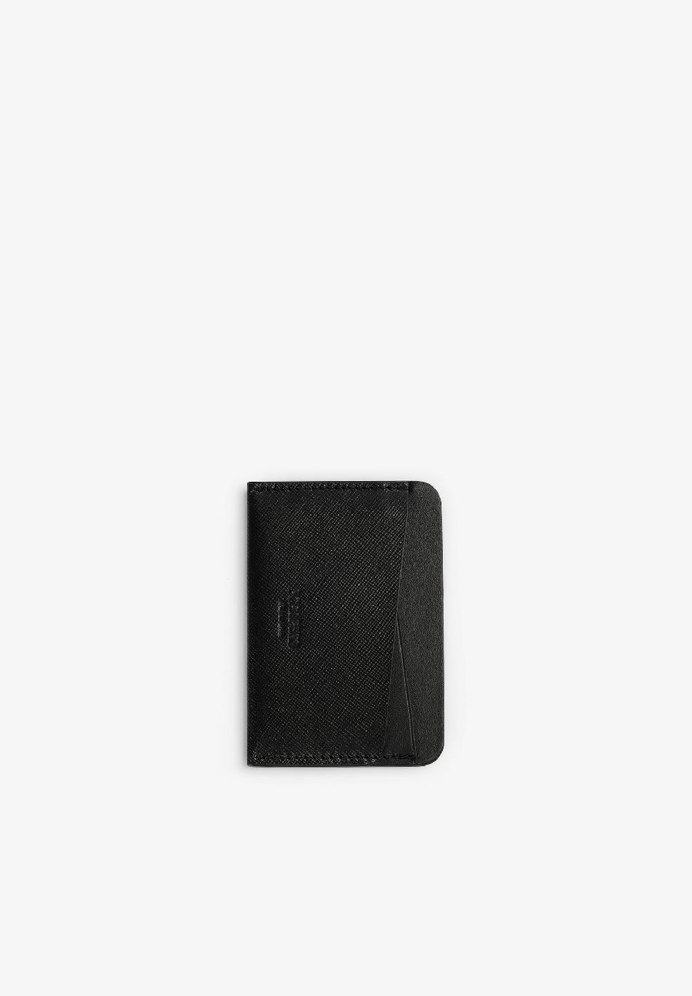 Scalpers LEATHER LOGO CARD HOLDER BLACK