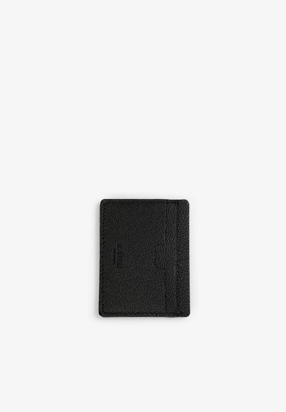 Scalpers LEATHER LOGO CARD HOLDER BLACK