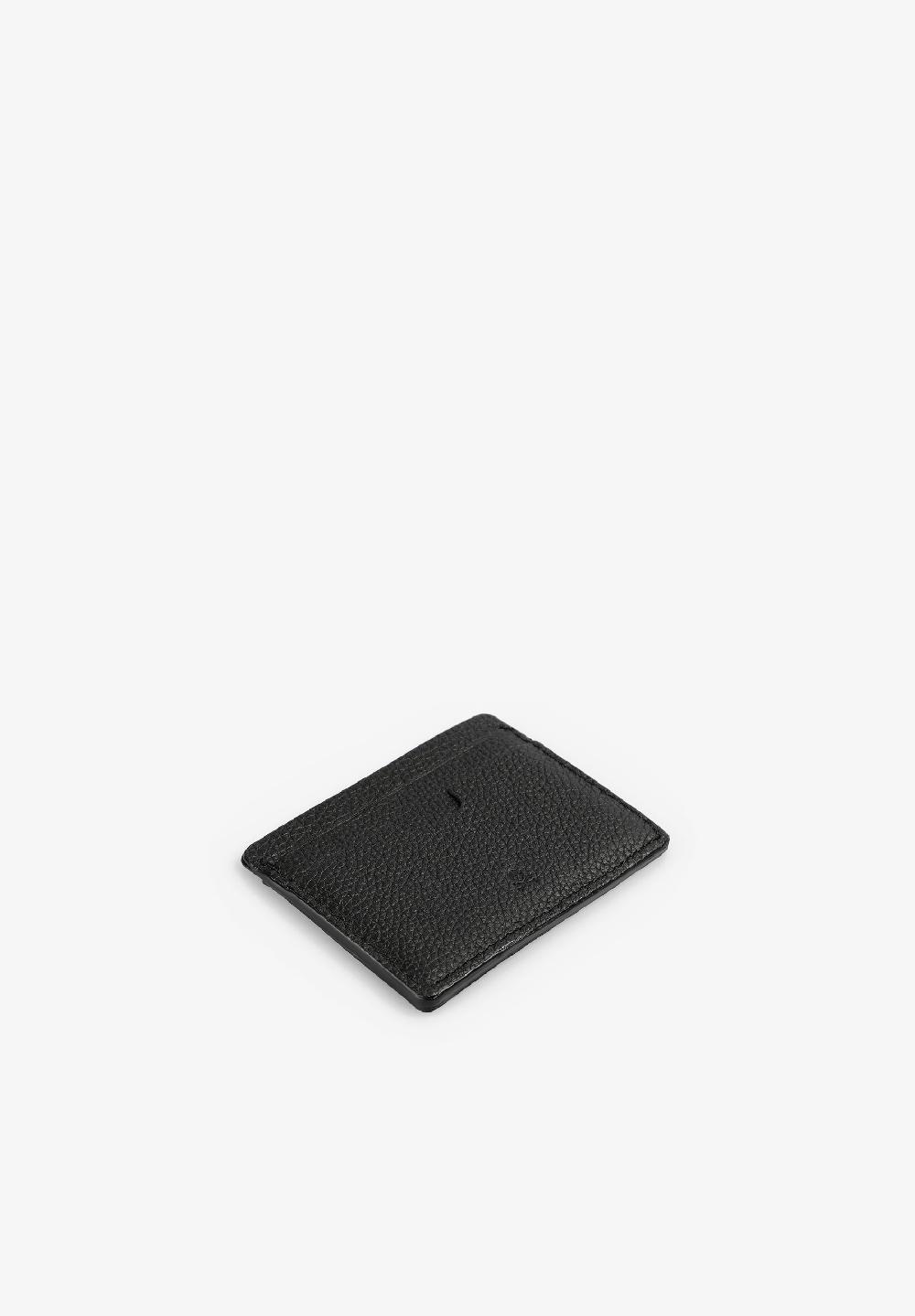 Scalpers LEATHER LOGO CARD HOLDER BLACK