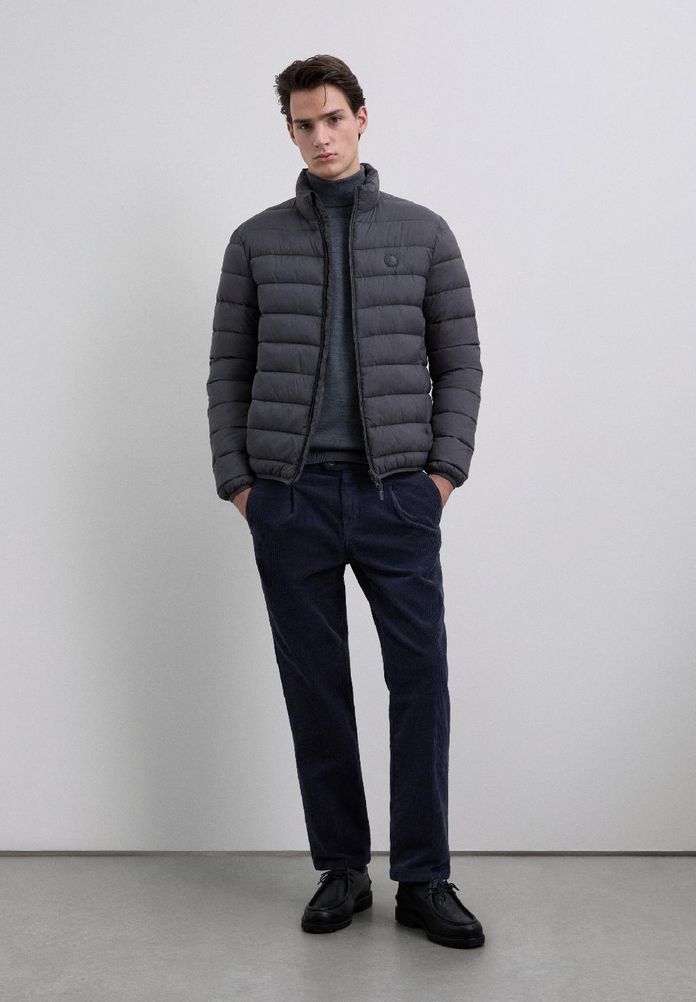 Scalpers LIGHT PUFFER JACKET ANTHRACITE