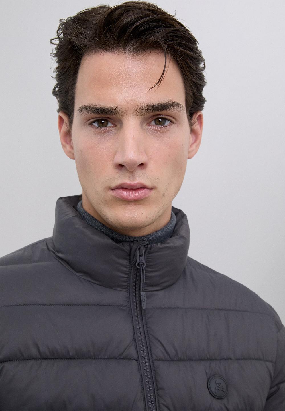 Scalpers LIGHT PUFFER JACKET ANTHRACITE