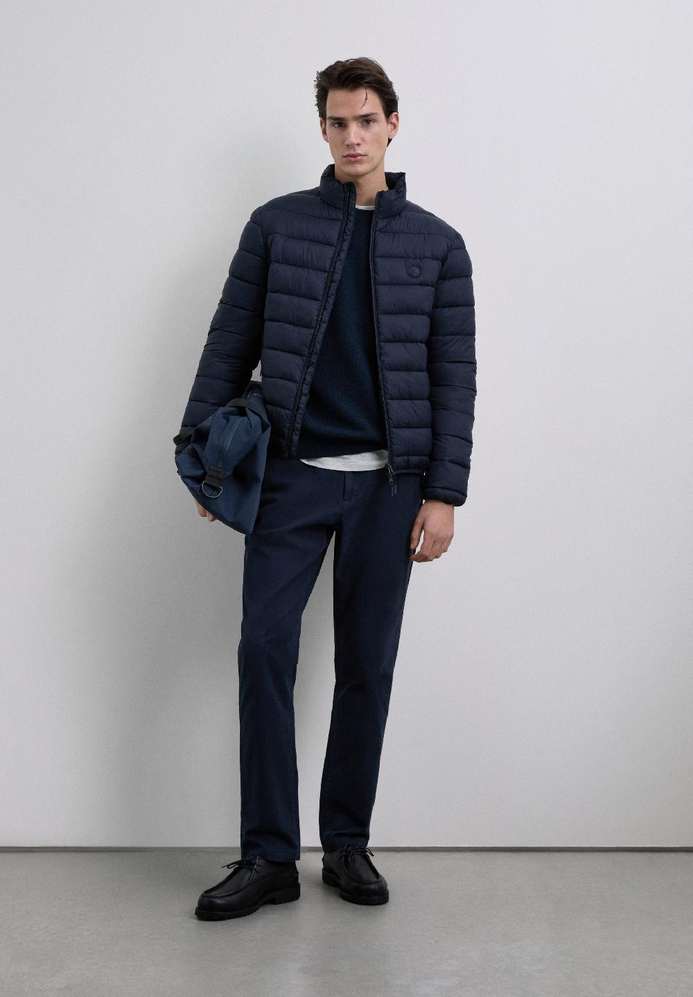 Scalpers LIGHT PUFFER JACKET DARK NAVY