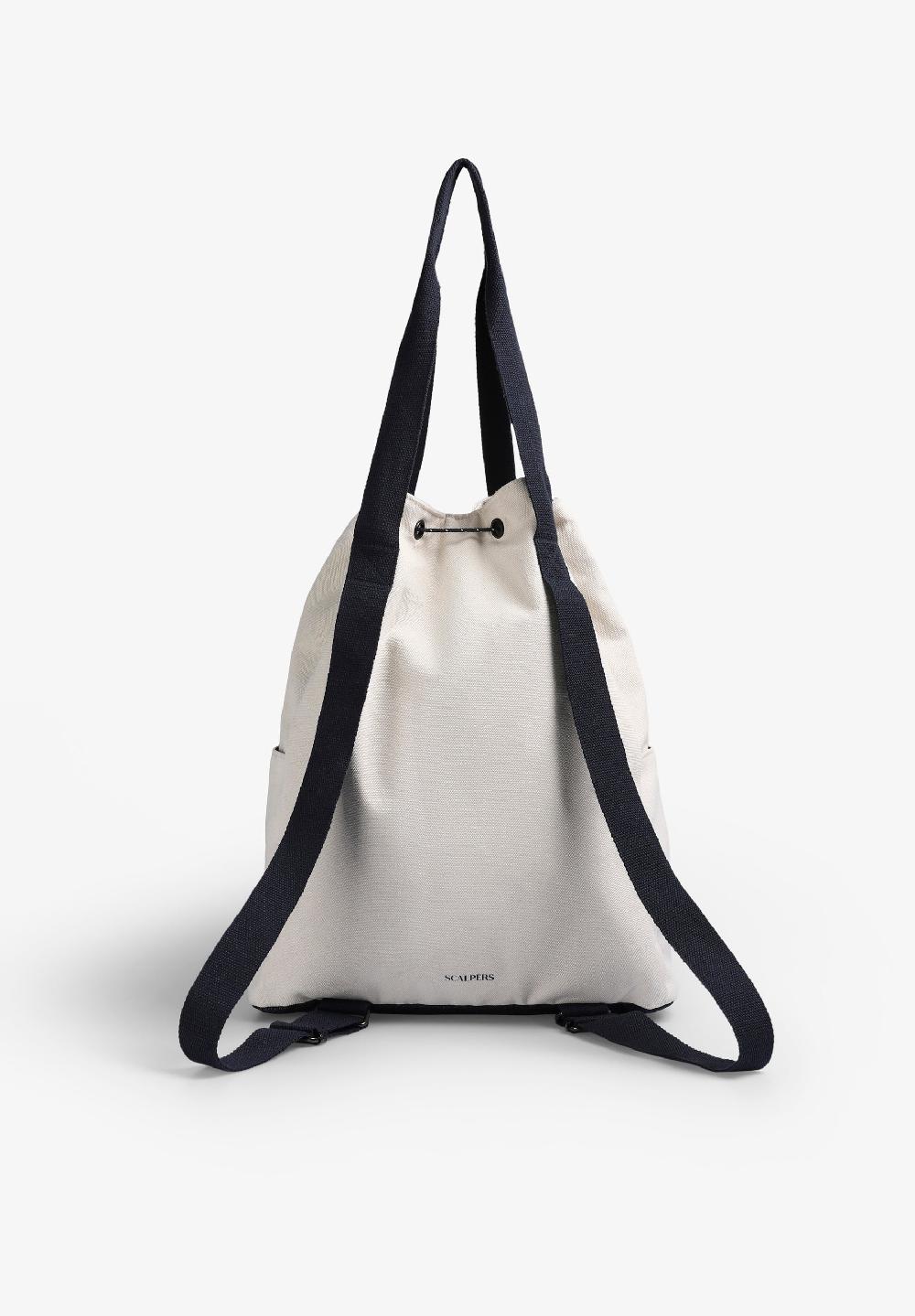 Scalpers LIGHTWEIGHT COTTON BACKPACK ECRU