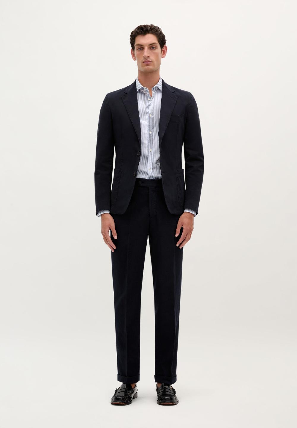 Scalpers LIGHTWEIGHT COTTON BLAZER DARK NAVY