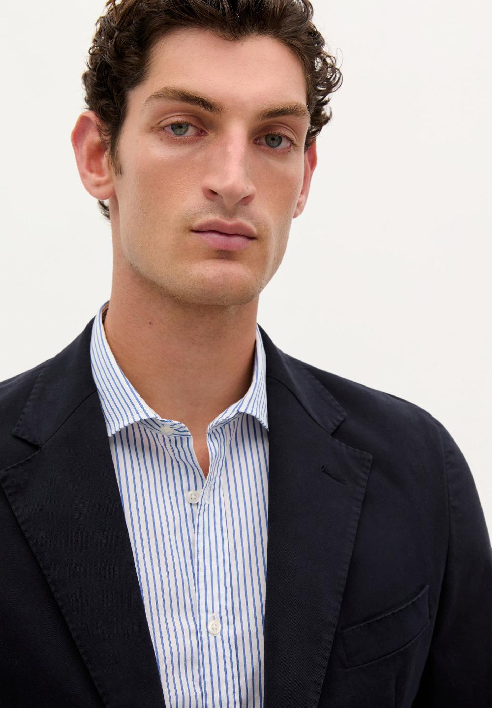 Scalpers LIGHTWEIGHT COTTON BLAZER DARK NAVY