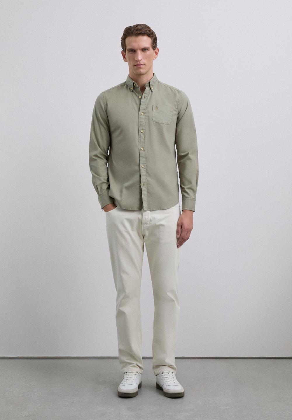 Scalpers LOGO POCKET SHIRT KHAKI