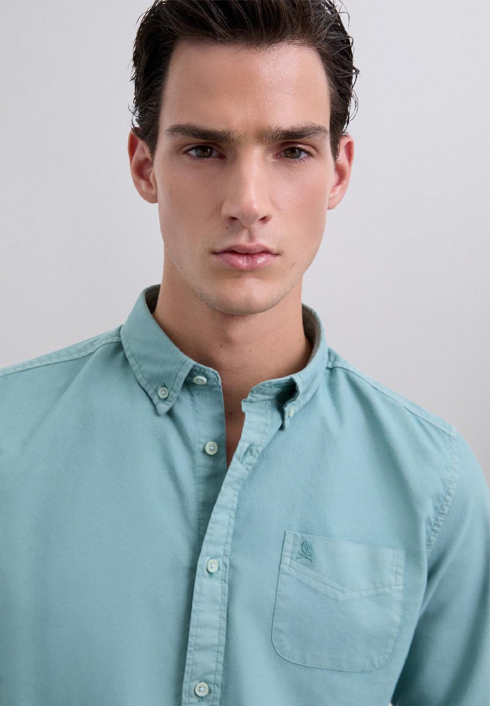 Scalpers LOGO POCKET SHIRT LIGHT DUCK