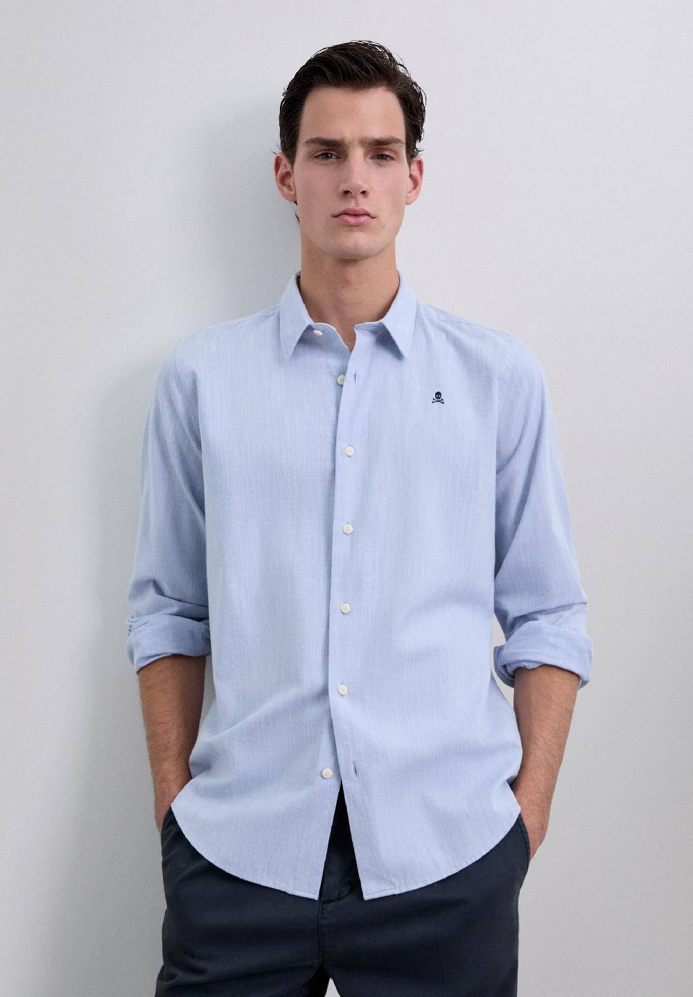 scalpers LOGO SHIRT SKYBLUE