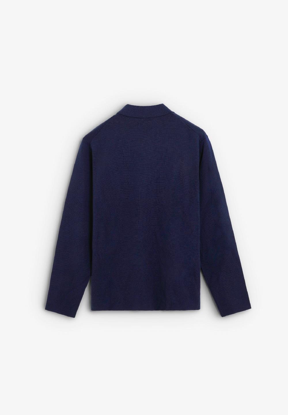 Scalpers LONG SLEEVE POLO SHIRT WITH SKULL