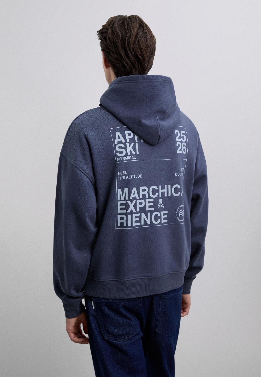 Scalpers MARCHICA & SCALPERS HOODIE BLUISH GREY