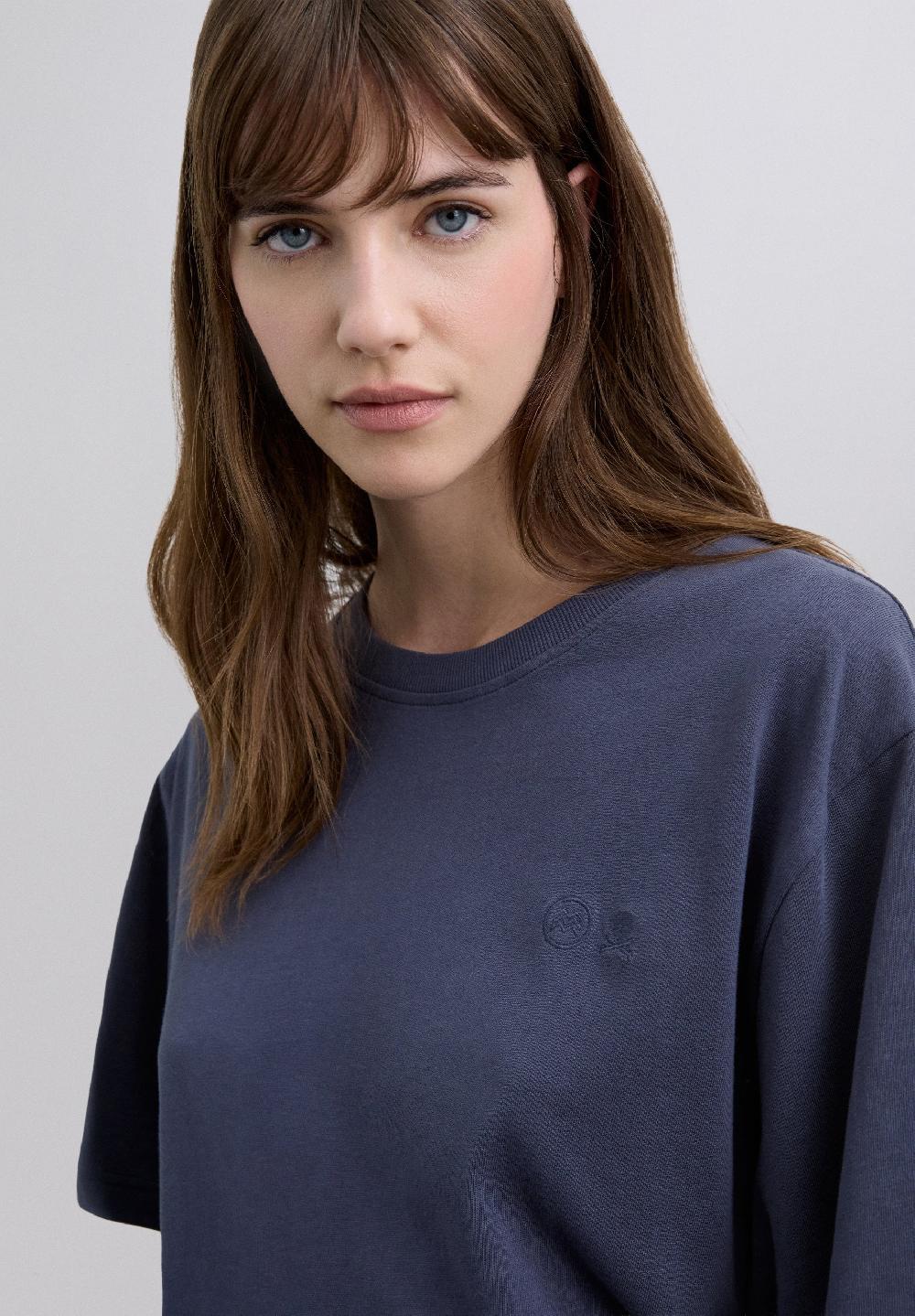 Scalpers MARCHICA & SCALPERS PRINTED T-SHIRT NAVY