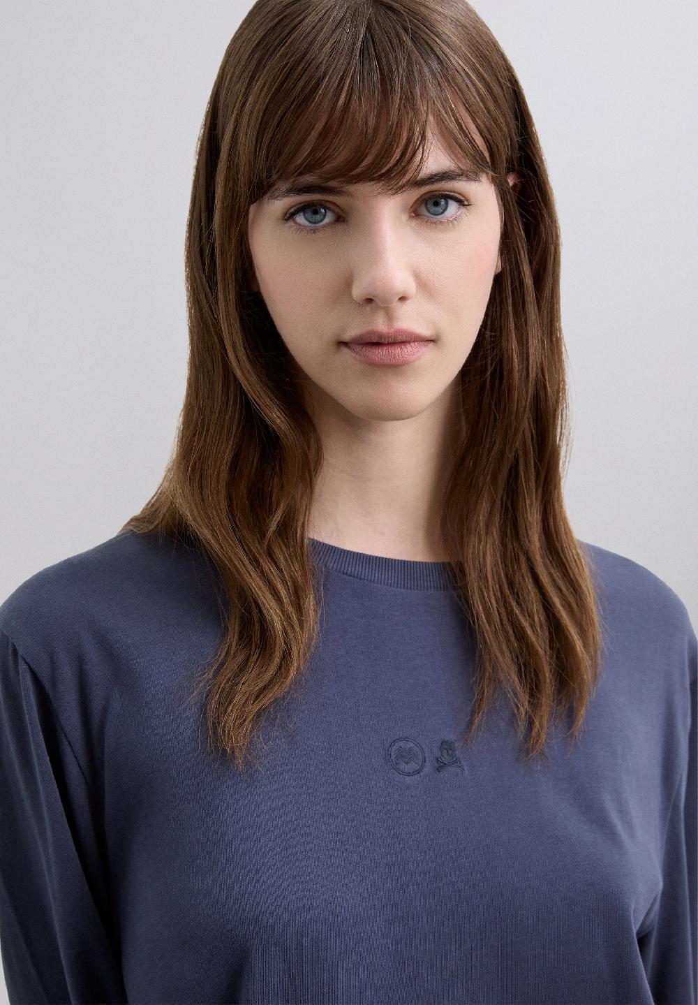 Scalpers MARCHICA & SCALPERS PRINTED T-SHIRT NAVY