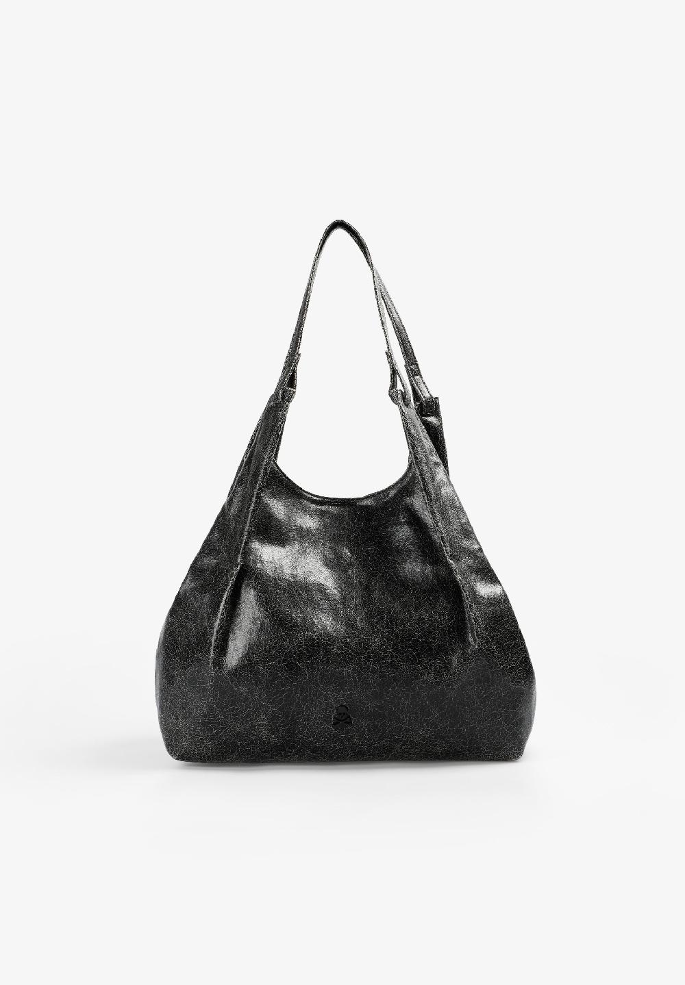 Scalpers METALLIC TOTE BAG BLACK