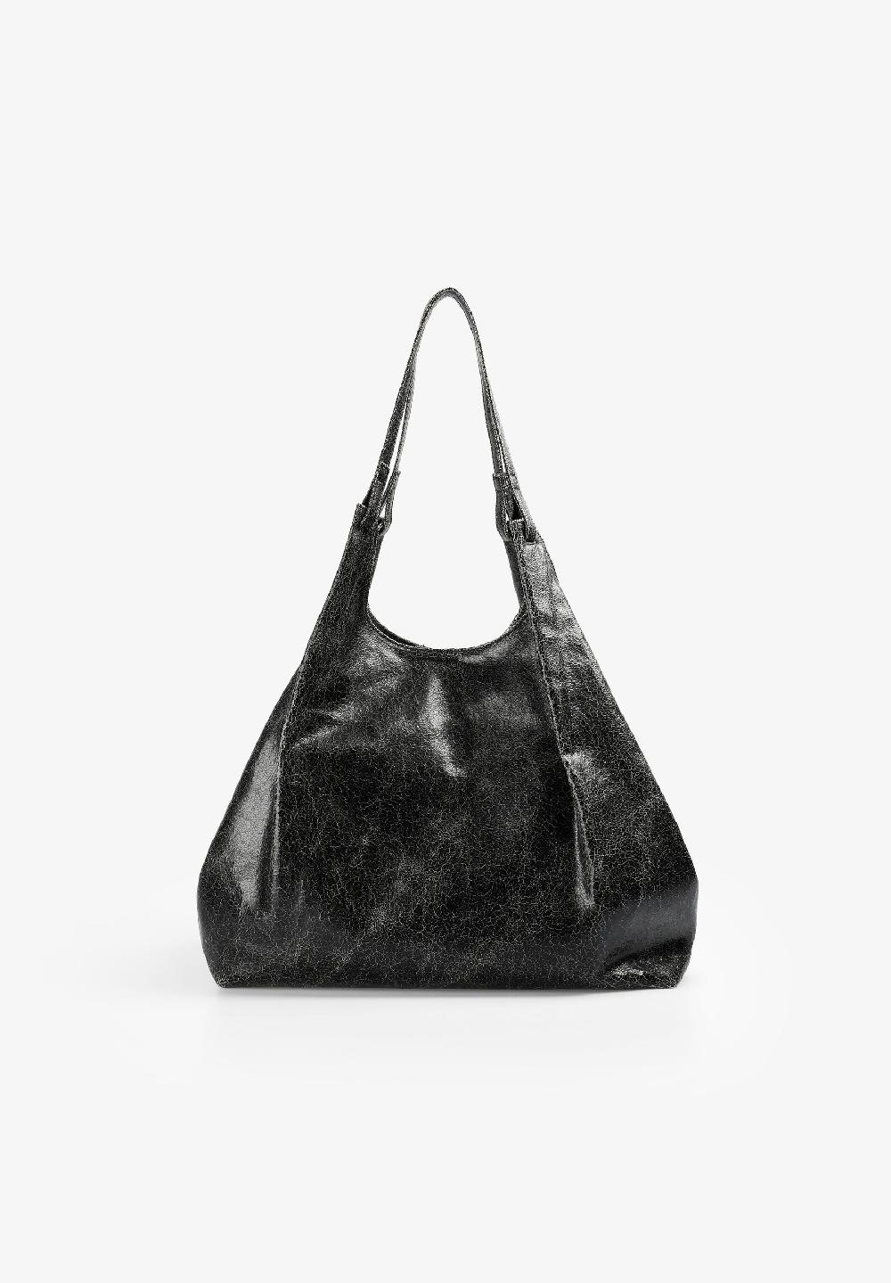 Scalpers METALLIC TOTE BAG BLACK