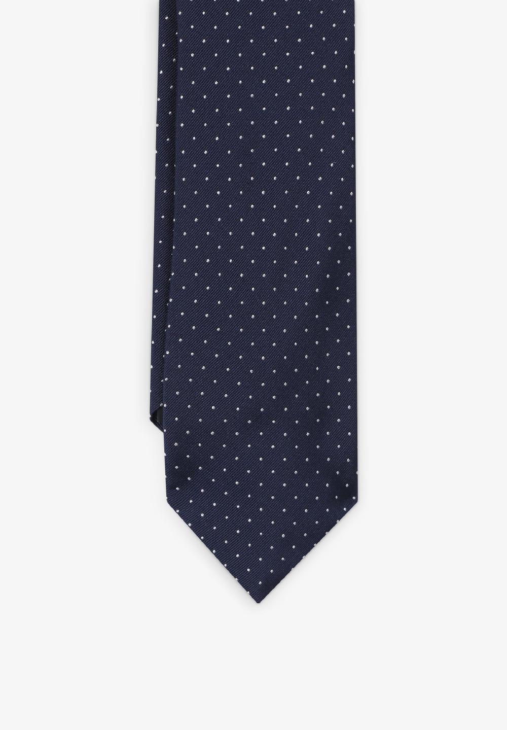 Scalpers MICRO-DOT TIE NAVY