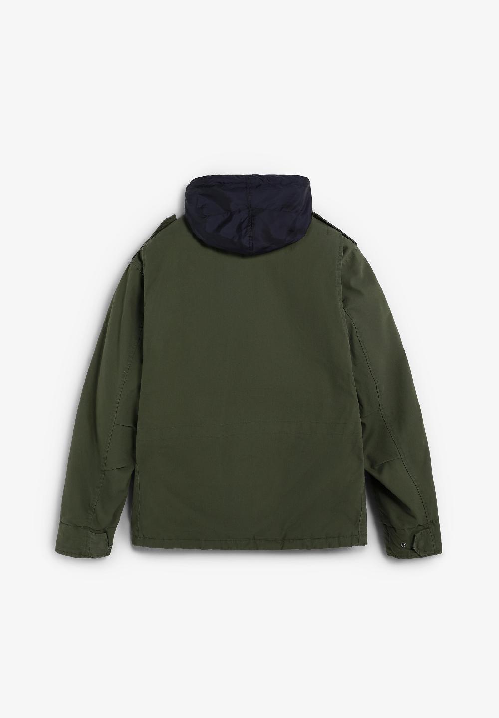 Scalpers MILITARY-STYLE PARKA WITH HOOD DARK KHAKI