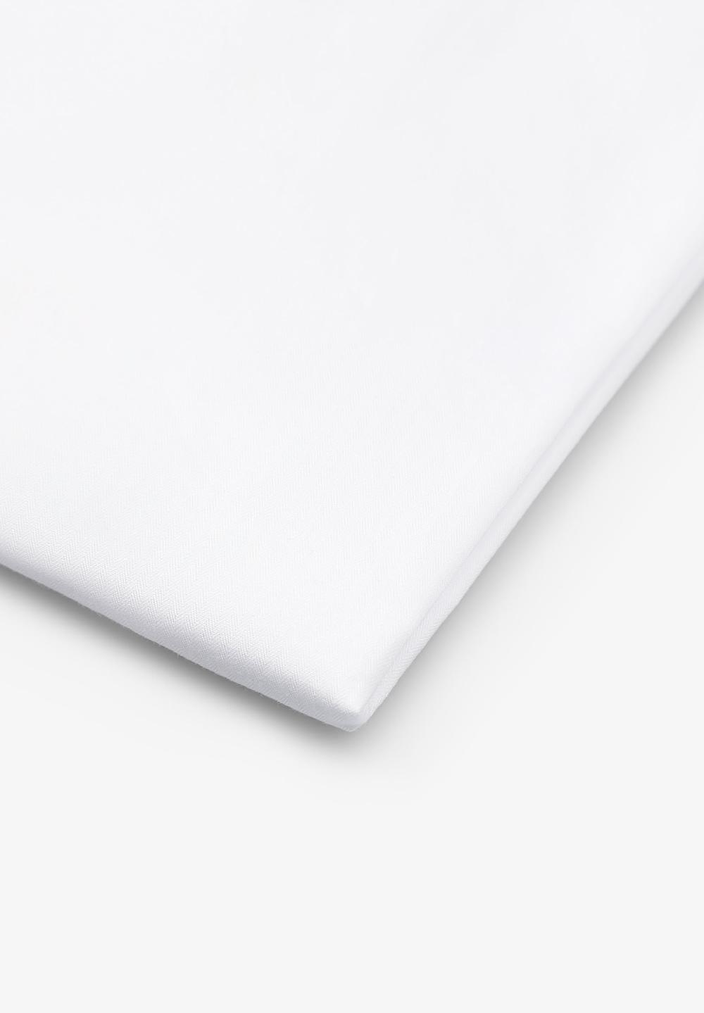 Scalpers MIXED CUFF DRESS SHIRT WHITE