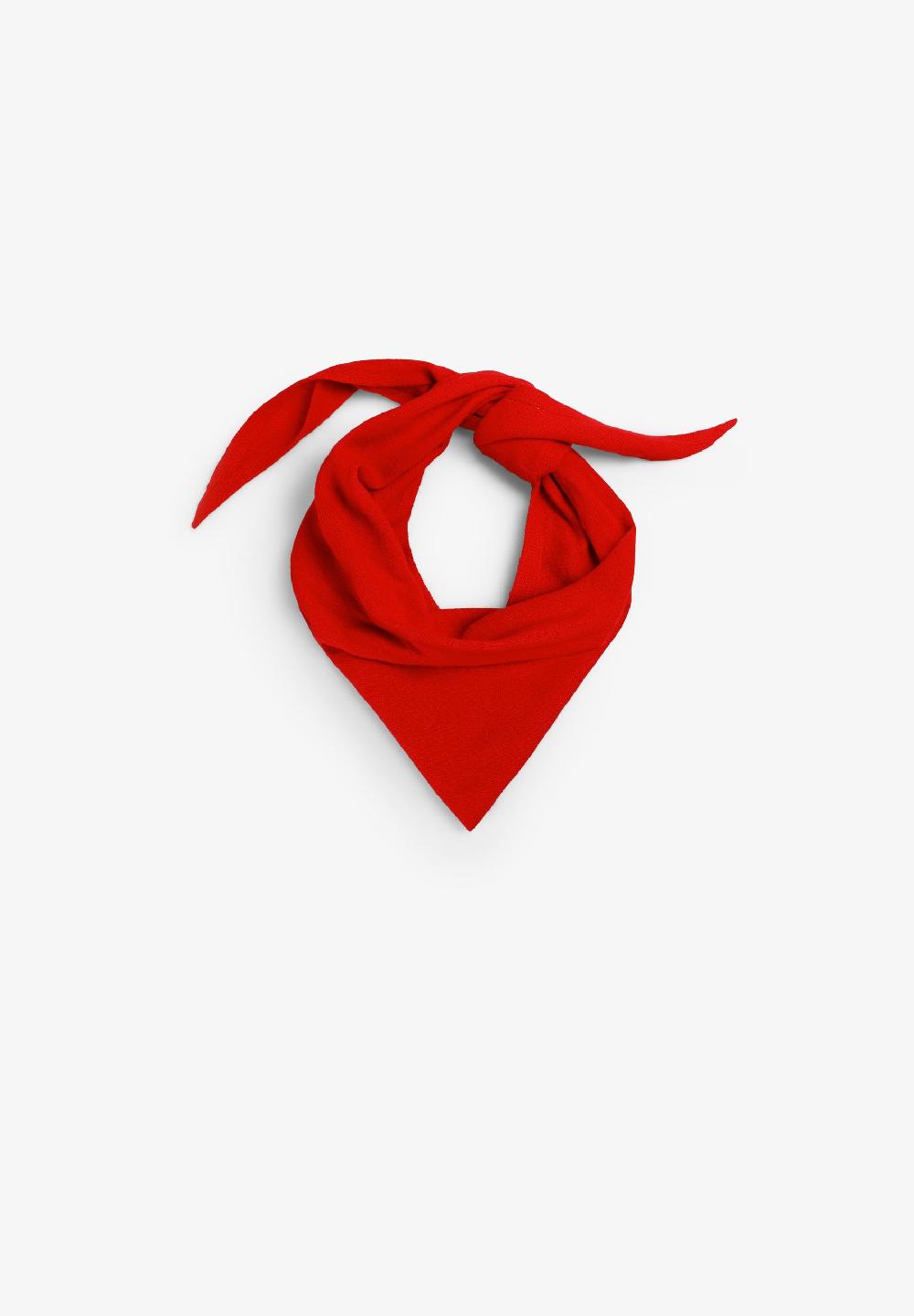 Scalpers MULTIPOSITION TRIANGULAR SCARF RED