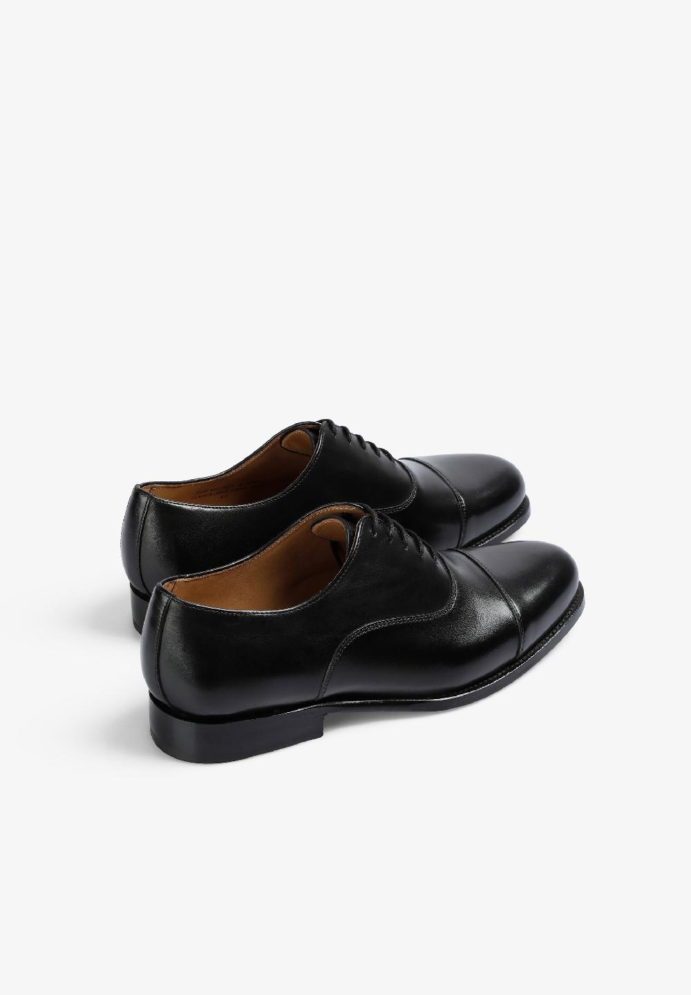 Scalpers NAPPA LEATHER OXFORD SHOES BLACK
