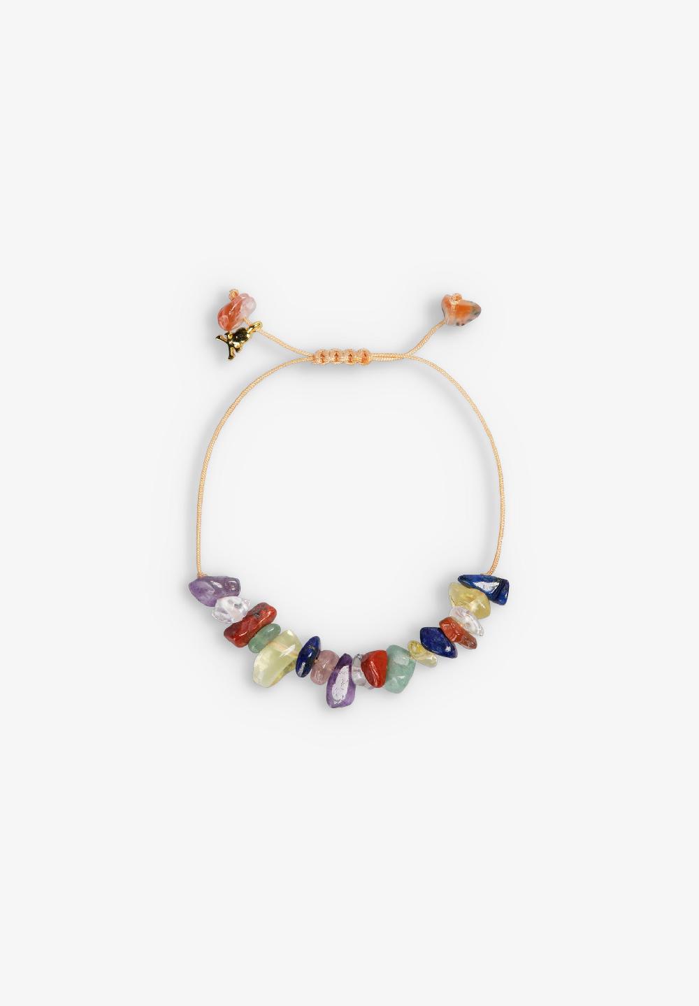 Scalpers NATURAL STONE BRACELET MULTICOLOR