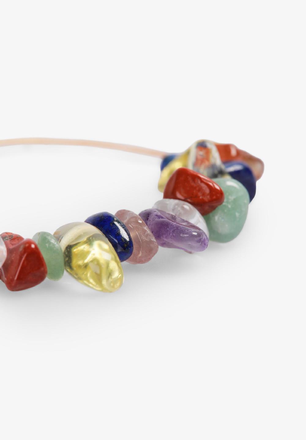 Scalpers NATURAL STONE BRACELET MULTICOLOR