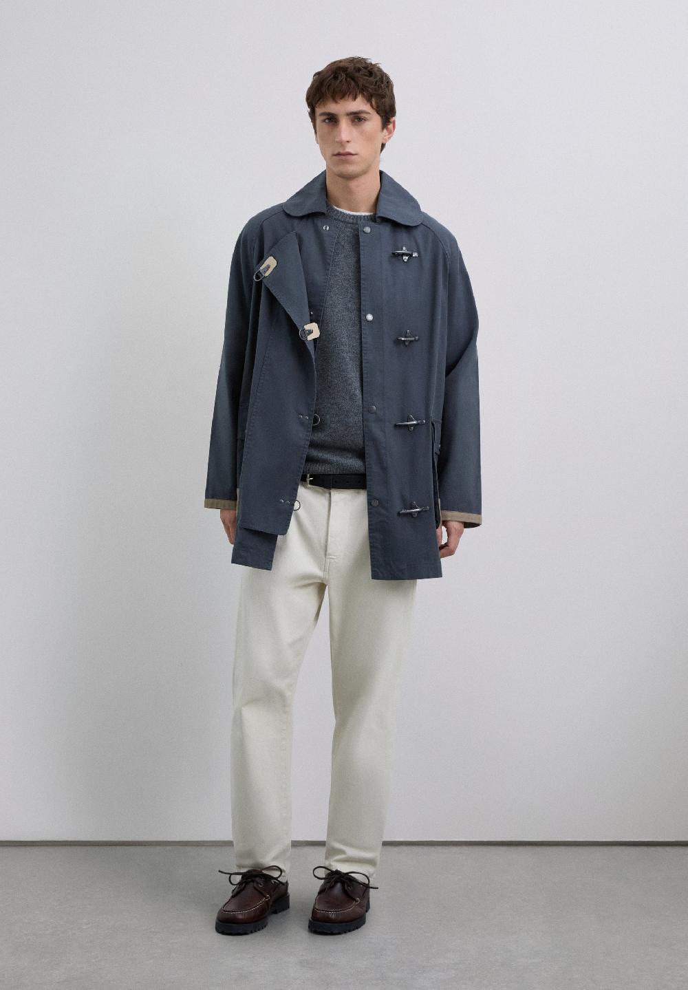 scalpers OVERSIZE JACKET WITH TOGGLES DARK NAVY