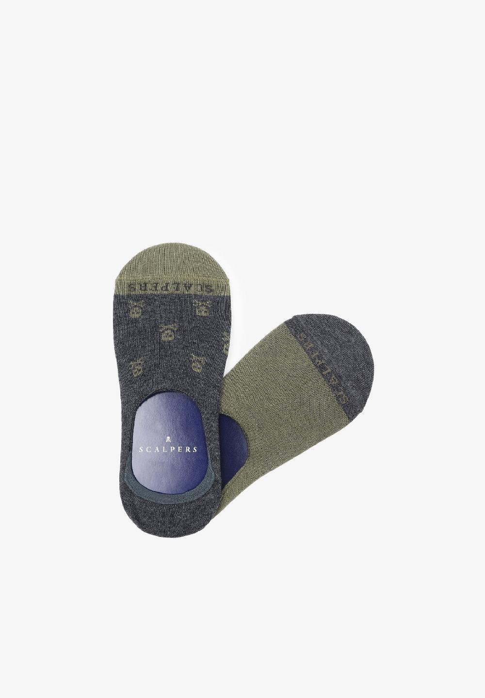 Scalpers PACK CALCETINES PINKIES CALAVERAS GREY