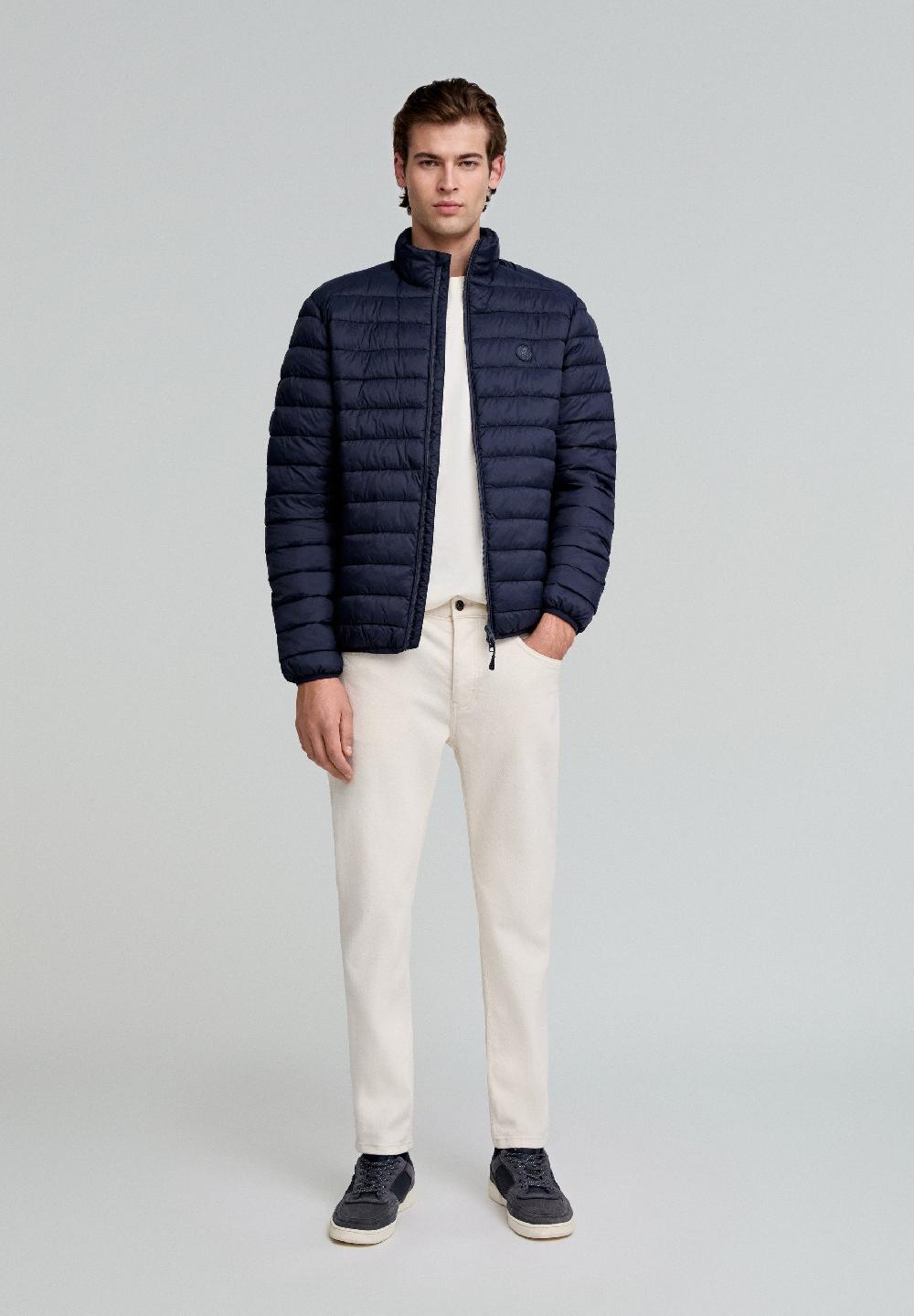 Scalpers PADDED SKULL JACKET NAVY