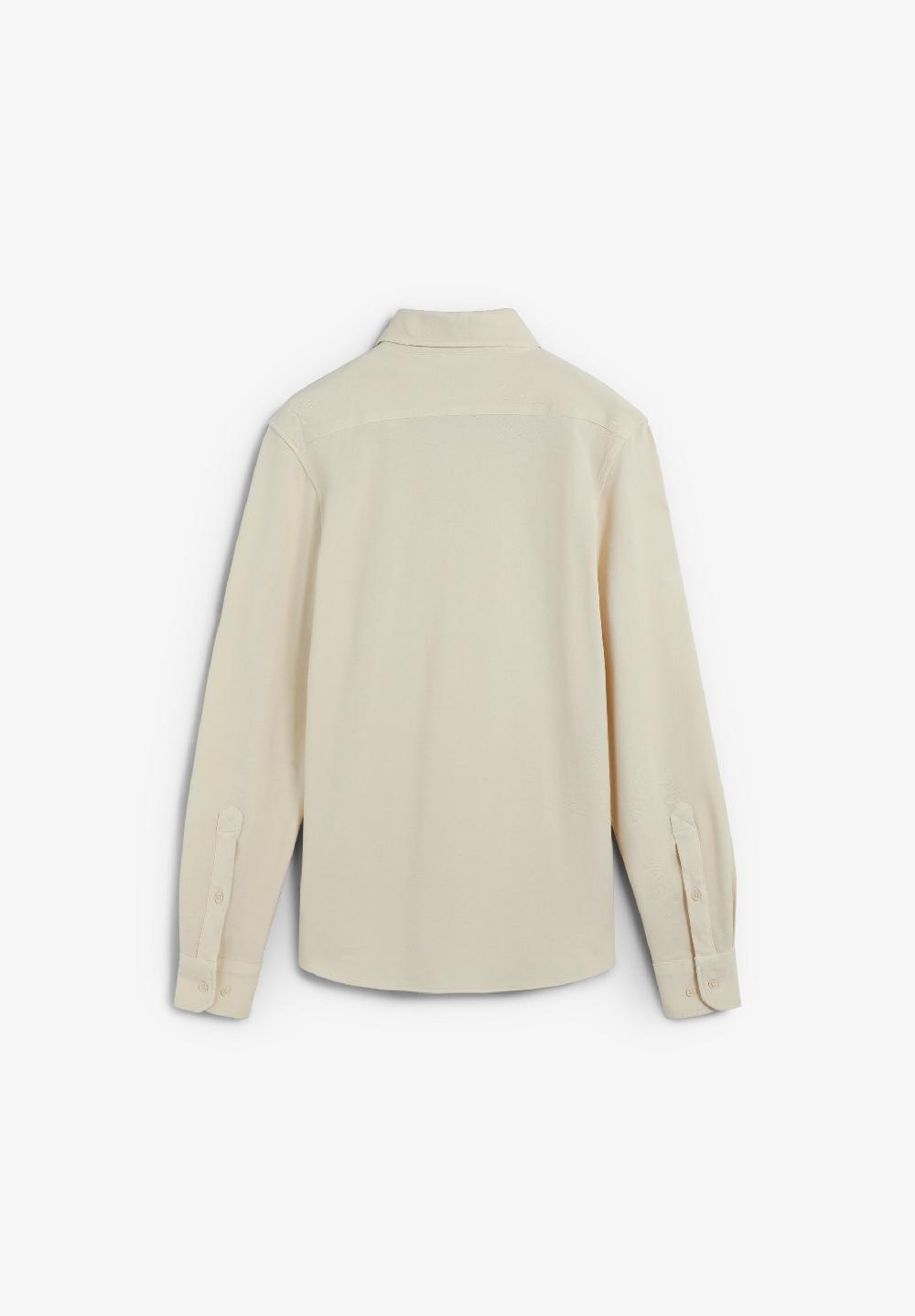 Scalpers PIQUE KNIT SHIRT CREAM