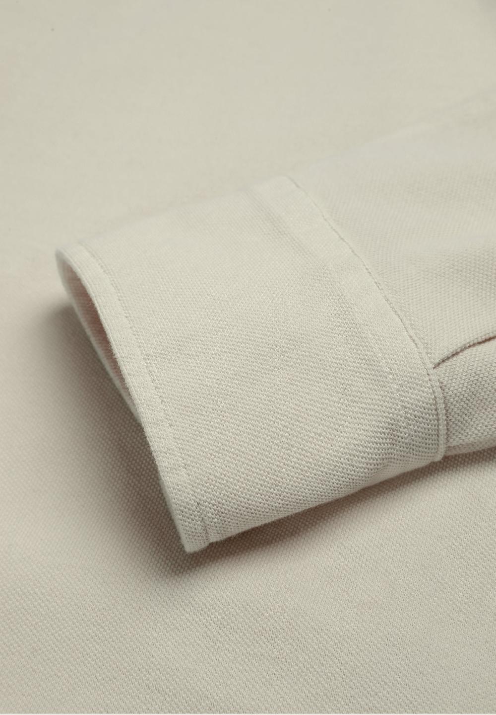 Scalpers PIQUE KNIT SHIRT CREAM