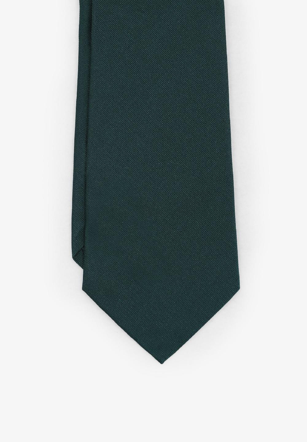 Scalpers PLAIN SEVEN-FOLD TIE GREEN