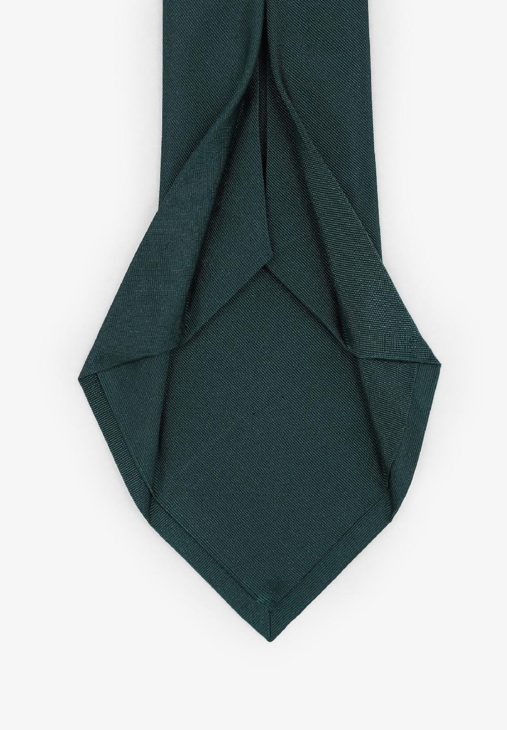 Scalpers PLAIN SEVEN-FOLD TIE GREEN