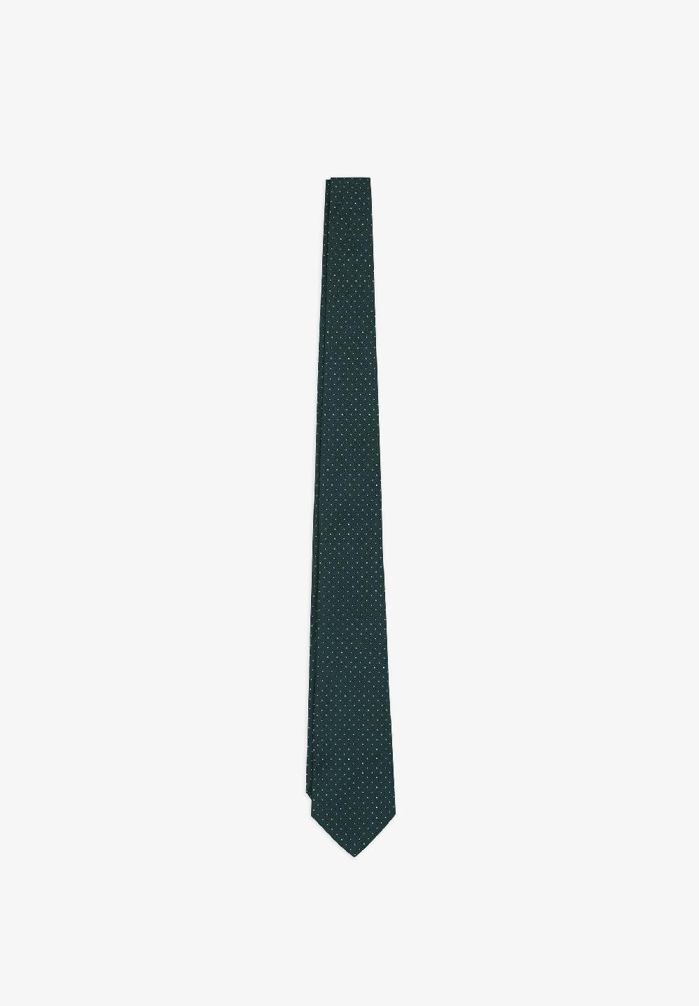 Scalpers POLKA DOT SEVEN-FOLD TIE GREEN