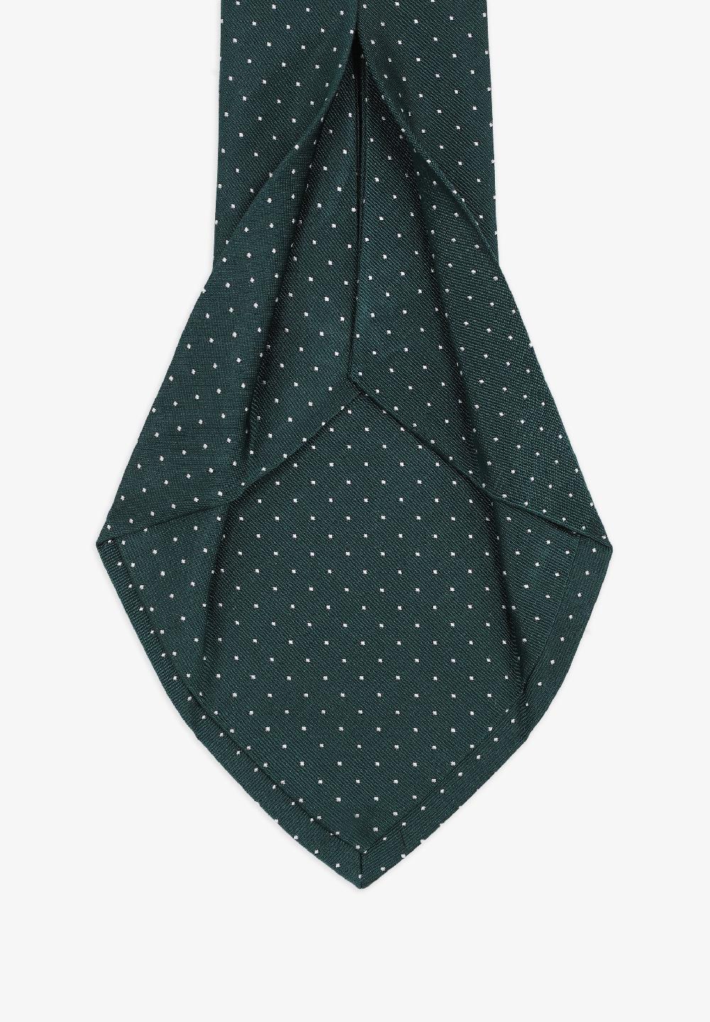 Scalpers POLKA DOT SEVEN-FOLD TIE GREEN