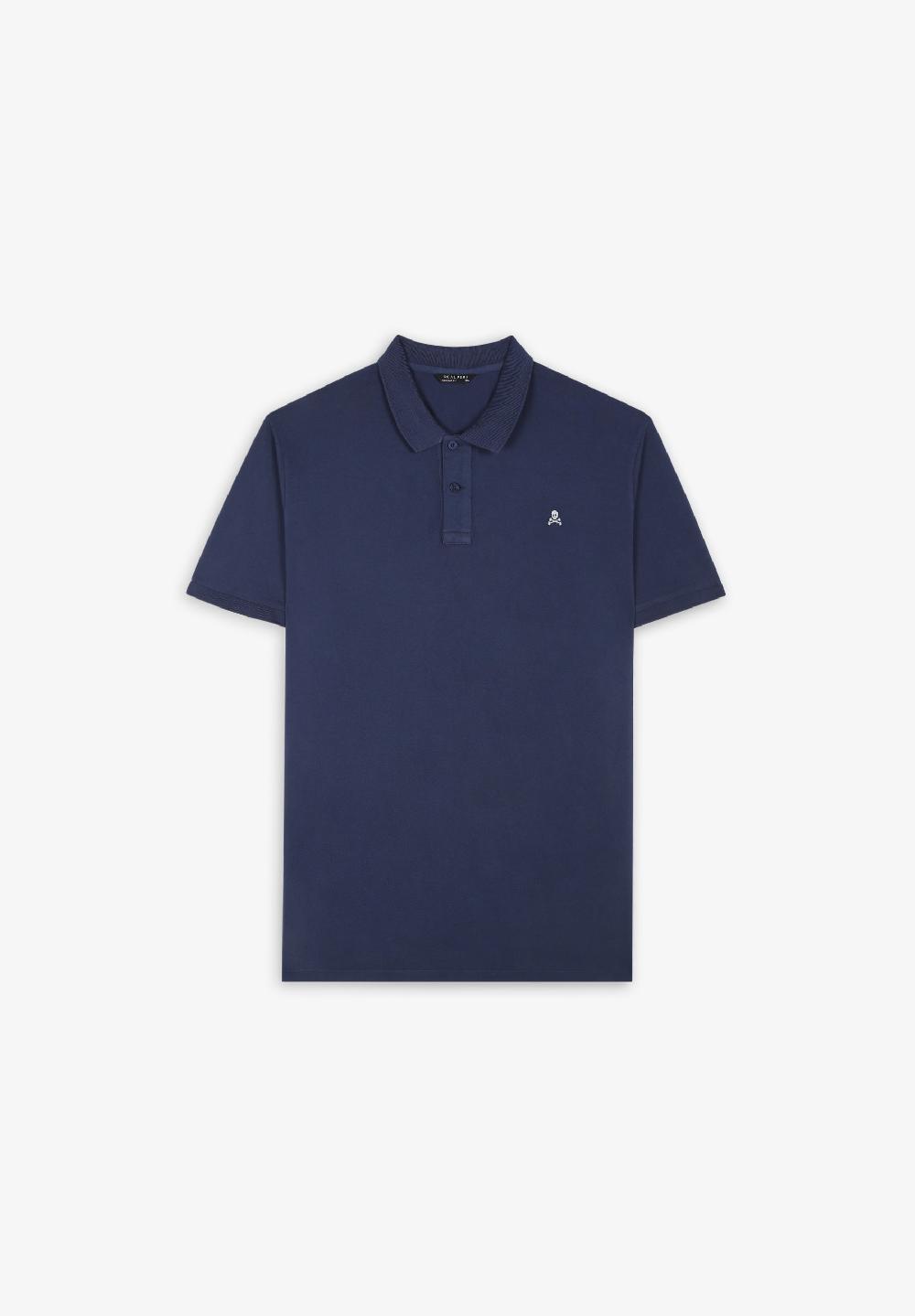Scalpers POLO BÁSICO CALAVERA CONTRASTE NAVY