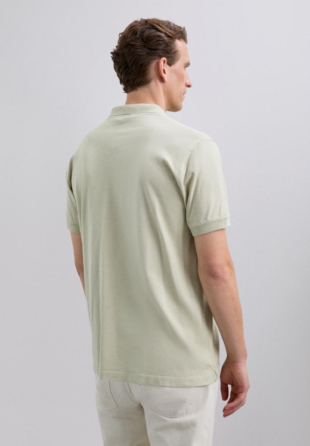 Scalpers POLO SHIRT WITH FRONT POCKET BEIGE