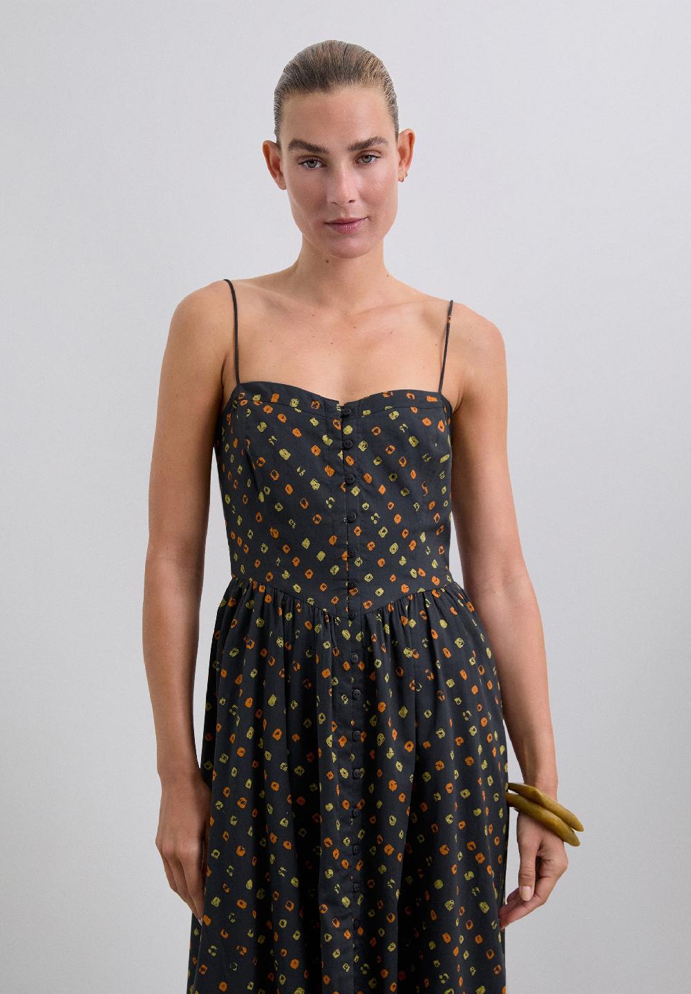 Scalpers PRINTED DRESS BLACK