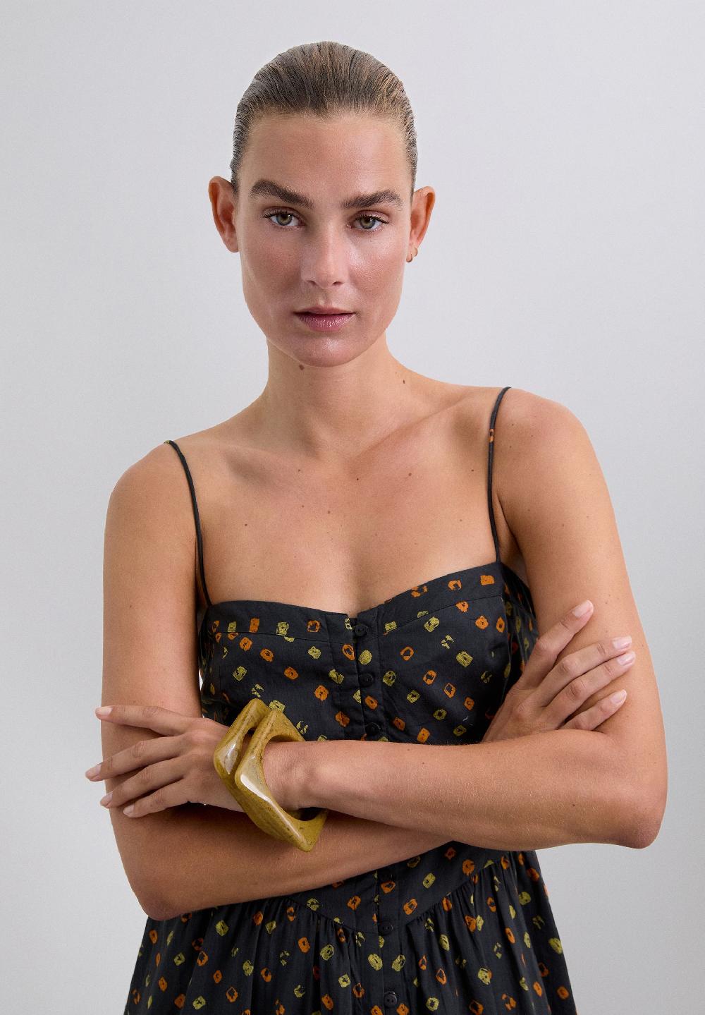 Scalpers PRINTED DRESS BLACK