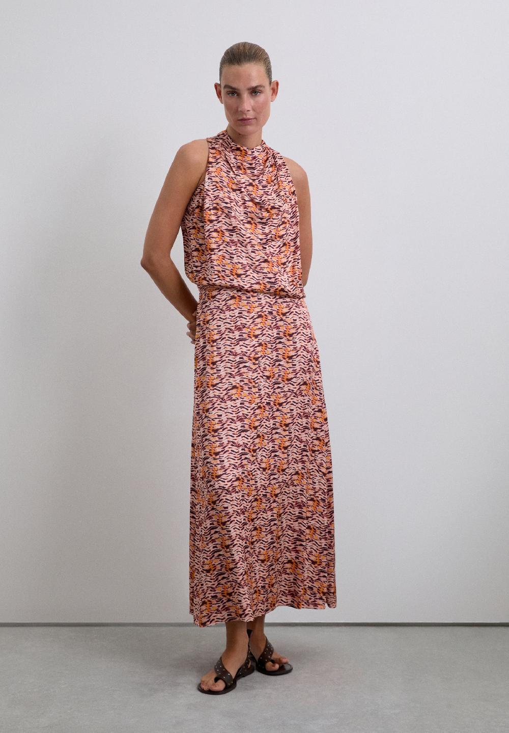 Scalpers PRINTED HALTERNECK TOP ANIMAL PRINT